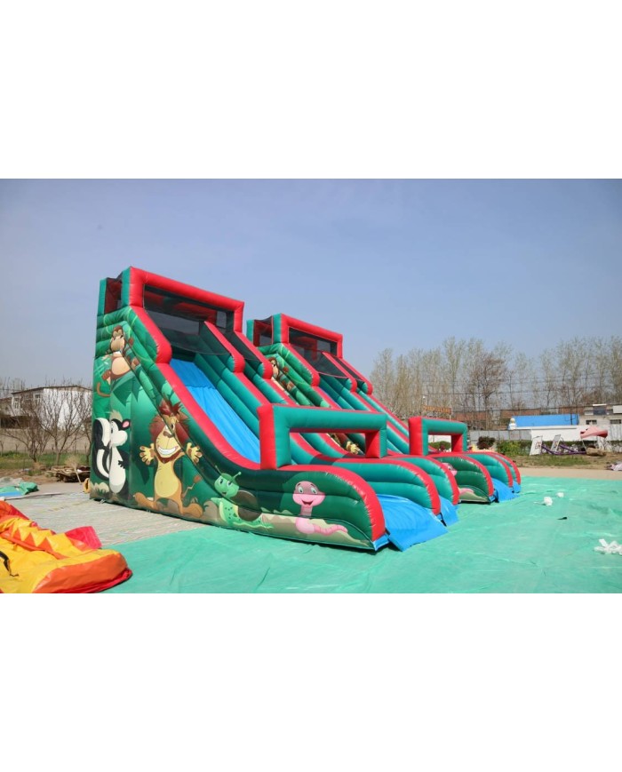SC-12 / Scivolo Gonfiabile mod. Bosco Incantato mt 8,00X4,00X6,00h