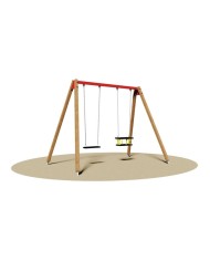est-102 / Altalena Florida Legno (GABBIA +  PIAN0) mt: 380x235x240 h