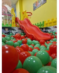 plast-12/ Scivolo di plastica raffigurante animali cm 170x85x110h