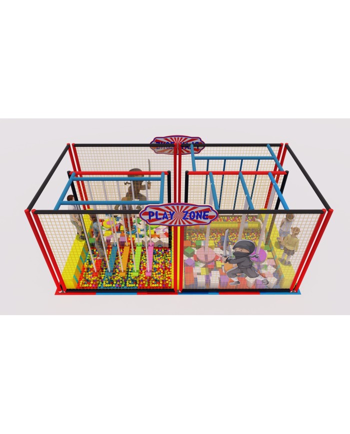 PN- 02 / Percorso Ninja - cm 580x290x250h PN- 02 / Percorso Ninja - cm 580x290x250h