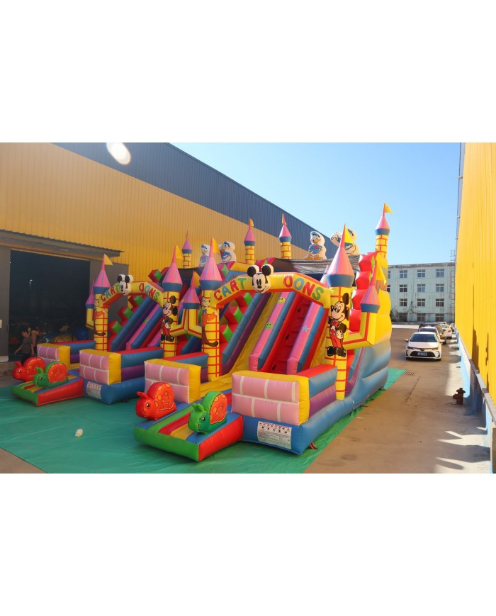 sc-38 / Scivolo Gonfiabile mod. Mega Cartoon misure 8x5x7h