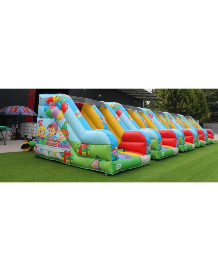 sc-02 / Scivolo Gonfiabile mod. Mini Party misure 3.80x3.00x2.50h
