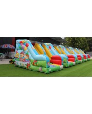 sc-02 / Scivolo Gonfiabile mod. Mini Party misure 3.80x3.00x2.50h
