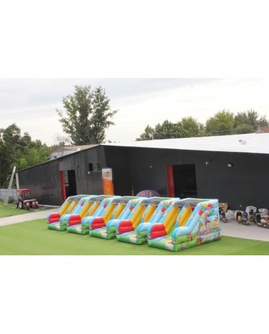 sc-02 / Scivolo Gonfiabile mod. Mini Party misure 3.80x3.00x2.50h