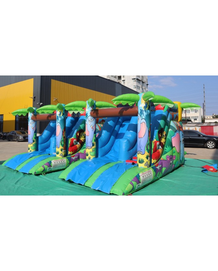 SC-09 / Scivolo Gonfiabile mod. Mini Safari mt 4,5x2,8x2,7h