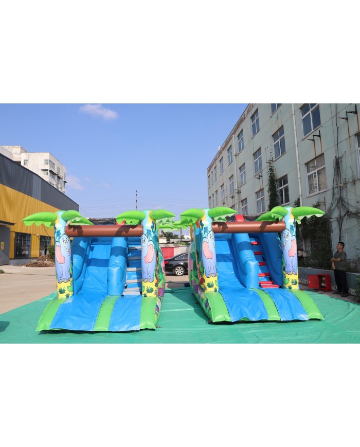 SC-09 / Scivolo Gonfiabile mod. Mini Safari mt 4,5x2,8x2,7h