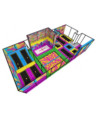 Tramp-05 / Trampoline Park mt.15.80x8.80x3.50h