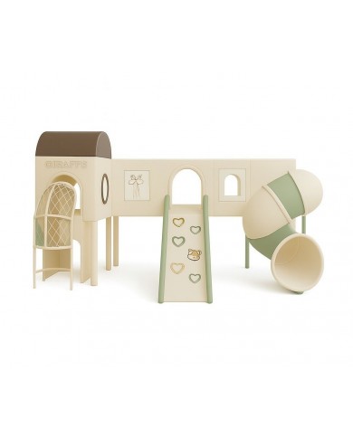 Soft Giraffa Playhouse misura cm 500x450x260h