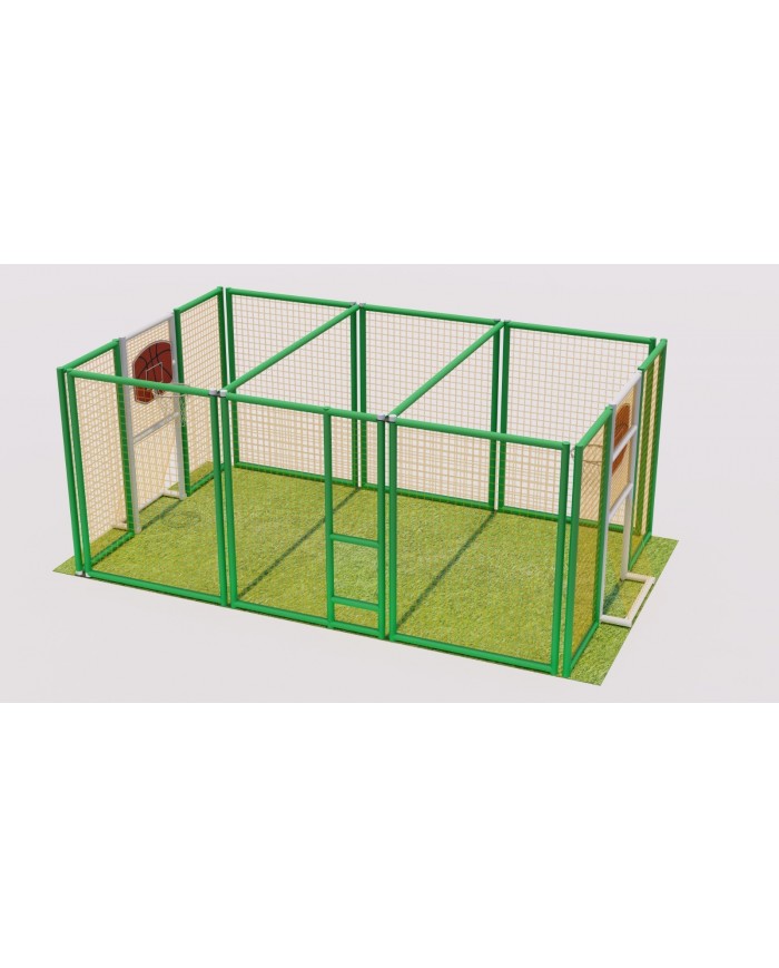 Multigame-01 / Campo di Calcio Multigames mt 6x3,8x2,5h