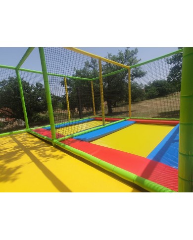 tapp-04 smart FRONTALE / Tappeto Elastico 4 postazioni small mt.780x450x300h