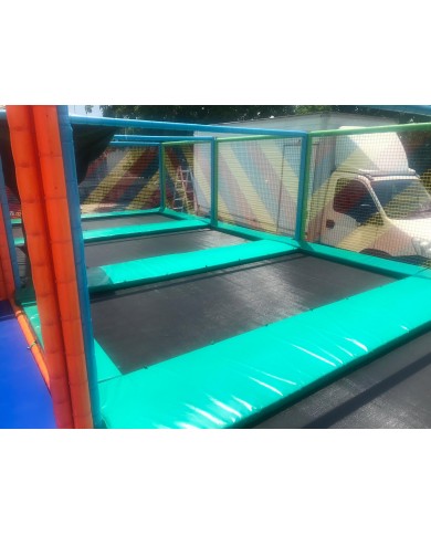 tapp-04 smart SCHIERA / Trampolino smart SCHIERA 4 postazioni misure: 9,8x380x3h