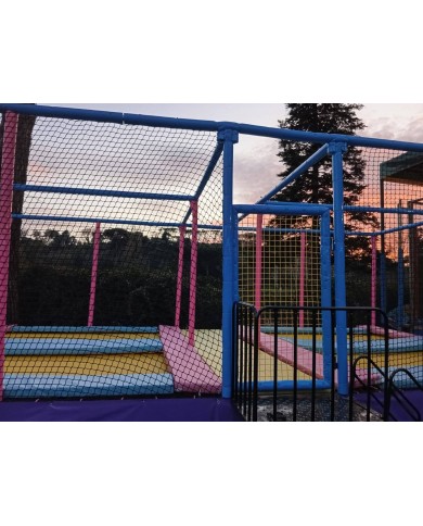 tapp-04 trampolino BIG  A SCHIERA / Trampolino BIG  A SCHIERA 4 postazioni misure: 10x5x3h