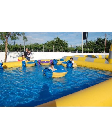 WATER-21 / Sportivi Gonfiabile mod. Laghetto mt 8,00x8,00 WATER-21 / Sportivi Gonfiabile mod. Laghetto mt 8,00x8,00