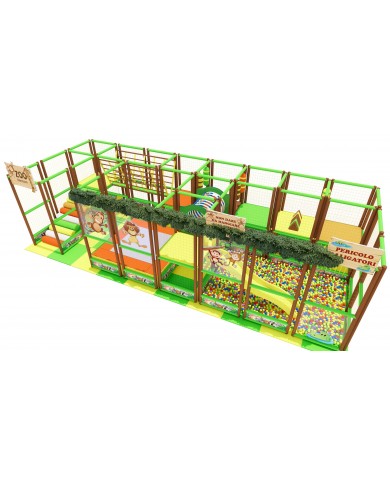 PB-16 / Playblock 16 mt: 9,80x3,80x2,50h