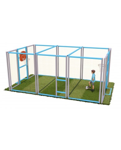 Multigame-01 / Campo di Calcio Multigames mt 6x3,8x2,5h