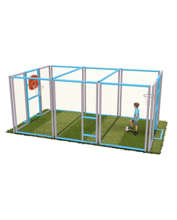 Multigame-01 / Campo di Calcio Multigames mt 6x3,8x2,5h