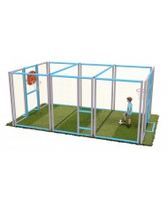Multigame-01 / Campo di Calcio Multigames mt 6x3,8x2,5h