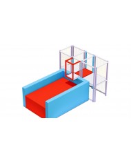 Multigame-03 / Play Jump - Caduta Libera mt 3,50x4,80x2,70h