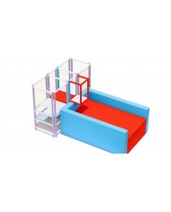 Multigame-03 / Play Jump - Caduta Libera mt 3,50x4,80x2,70h