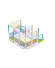 PB-32 / Playblock 32 mt: 3,80x3,80x2,50h
