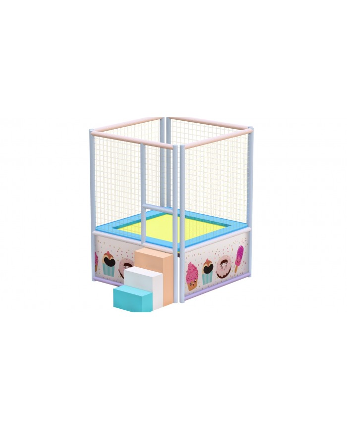 tapp-01 / Tappeto Elastico Small 1 posto mt 2x2x2,5h