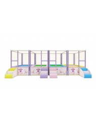 tapp-04 / Tappeto Elastico 4 postazioni small mt. 8x2x2,5h
