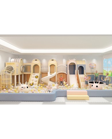 Soft Pastel Playhouse misure  10,00 x 4,50 x 3 h
