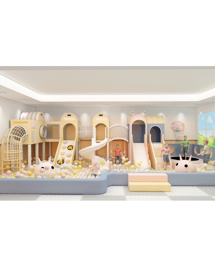 Soft Pastel Playhouse misure  10,00 x 4,50 x 3 h