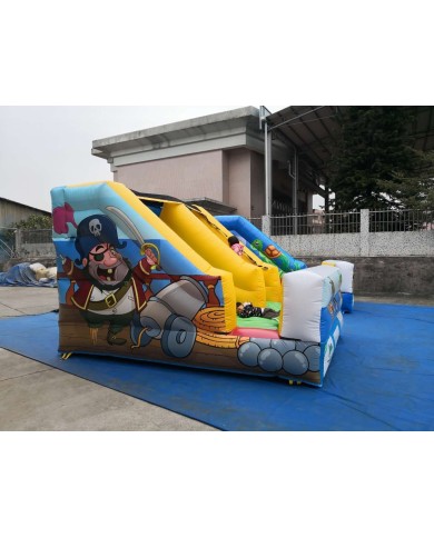 SC-32 / Scivolo Gonfiabile mod. Mini Pirati mt 3.8x3x2.5h